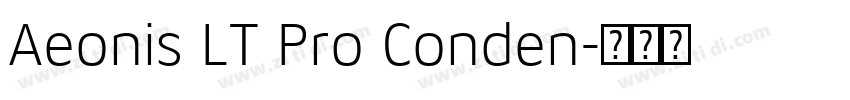 Aeonis LT Pro Conden字体转换